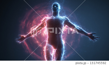 治癒とエネルギーのイメージ（再生医療・免疫力・回復） 131745592