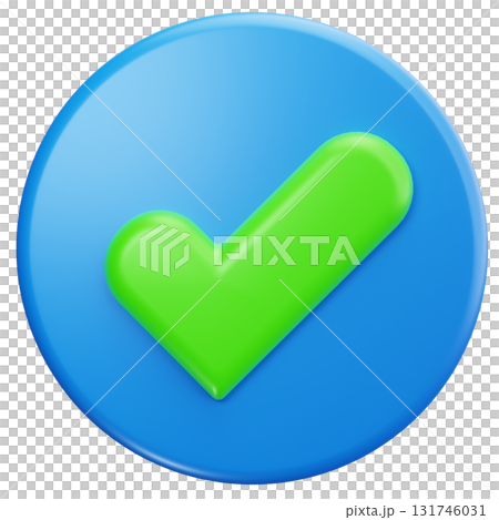 Simple Round Check Symbol 131746031