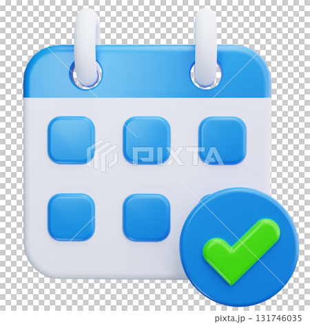 Calendar Task Check Mark Calendar Task Check Mark 131746035