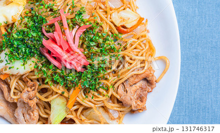 野菜たっぷりの家庭風焼きそば 野菜たっぷりの家庭風焼きそば 131746317