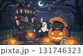 ハロウィーンを楽しむ猫たち 131746323
