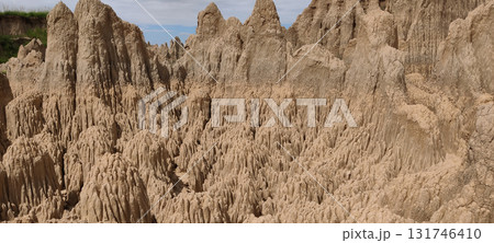 Hathiya Canyons Pakistan Rugged Landforms Shaped by Erosion 131746410