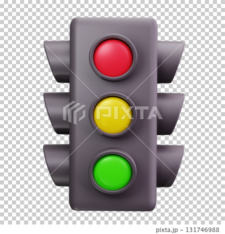3D Traffic Light Road Signal 131746988