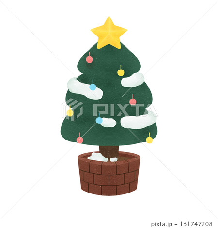 クリスマスツリーのイラスト クリスマスツリーのイラスト 131747208