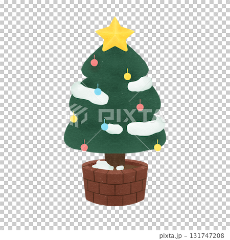Christmas tree illustration Christmas tree illustration 131747208