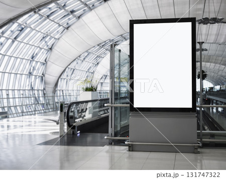 Mock up Banner signboard Media advertisement Indoor building Signage information 131747322