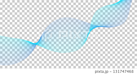 Twisted curve abstract background material illustration 131747468
