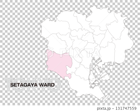 Location map of Setagaya Ward, Tokyo (with ward boundaries) 01 131747559