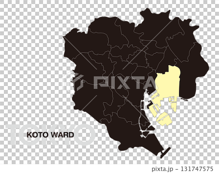 東京都江東區位置圖（含區界）03 131747575