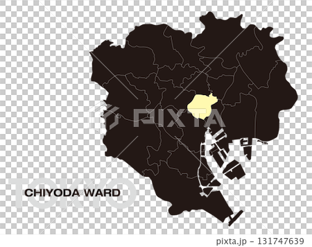 東京都千代田區位置圖（含區界）03 131747639
