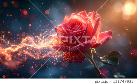 光の息吹 ― 赤い薔薇 ― 光の息吹 ― 赤い薔薇 ― 131747933