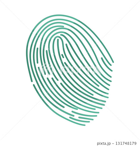 Illustration of fingerprint Illustration of fingerprint 131748179