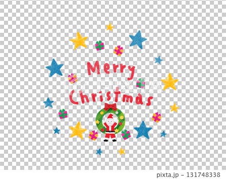 クリスマスカード　水彩イラスト素材 131748338