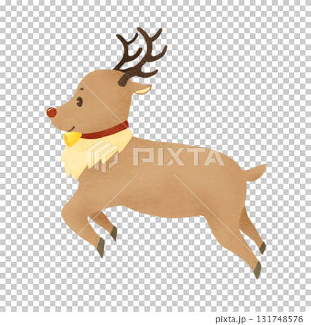 Cute reindeer illustration Cute reindeer illustration 131748576