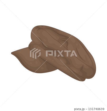 Illustration of Newsboy Cap Illustration of Newsboy Cap 131748639