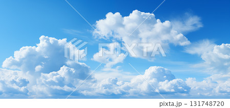 blue sky with white cloud background. white cloud with blue sky background 131748720