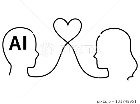 人工知能との心の繋がりとテクノロジー 人工知能との心の繋がりとテクノロジー 131748951
