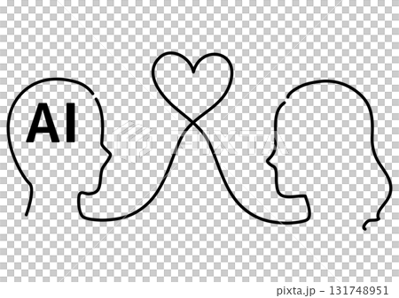 人工知能との心の繋がりとテクノロジー 人工知能との心の繋がりとテクノロジー 131748951