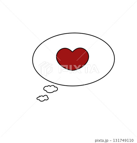 A heart is drawn inside a circle A heart is drawn inside a circle 131749110