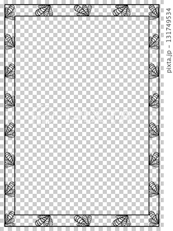 A4 Paper Frame Designed with Black Lines A4 Paper Frame Designed with Black Lines 131749534