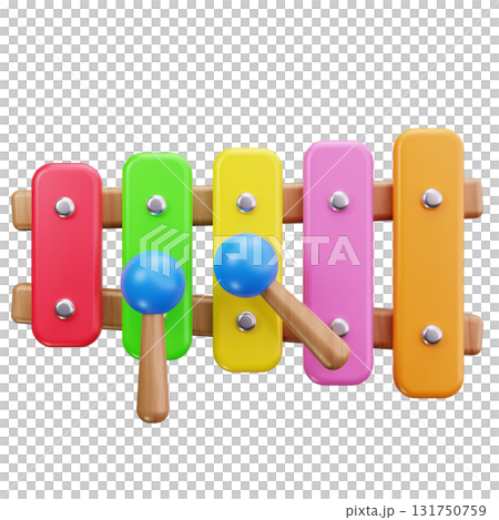 Rainbow Xylophone Toy 131750759