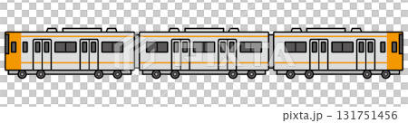 Orange train illustration Orange train illustration 131751456