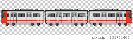火車插圖紅色 131751465