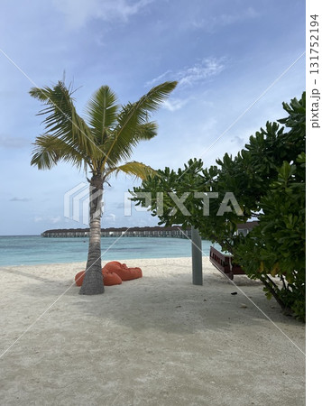 Maldives Paradise Island with Beach Swing and Loungers Maldives Paradise Island with Beach Swing and Loungers 131752194