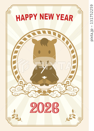 2026年の年賀状 2026年の年賀状 131752259