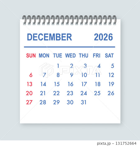 December 2026 calendar page planning time schedule December 2026 calendar page planning time schedule 131752664