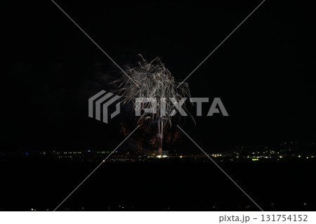 袋井市のふくろい遠州の花火の風景(静岡県) 131754152