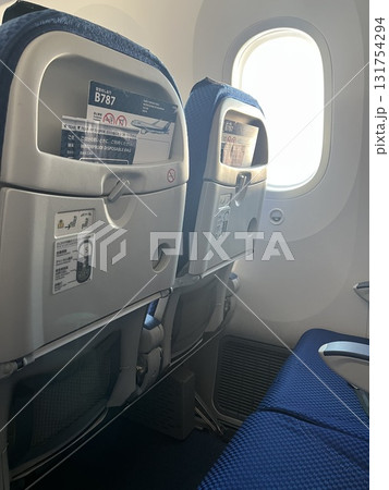 飛行機　座席 131754294