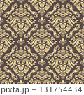 Orient Damask Seamless Background With Arabesques 131754434