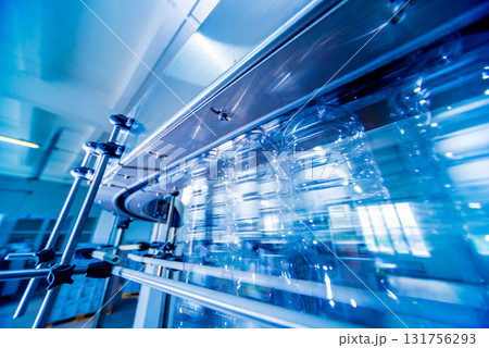 The plastic bottle blowing machine. PET preforms for blowing of plastic bottles 131756293