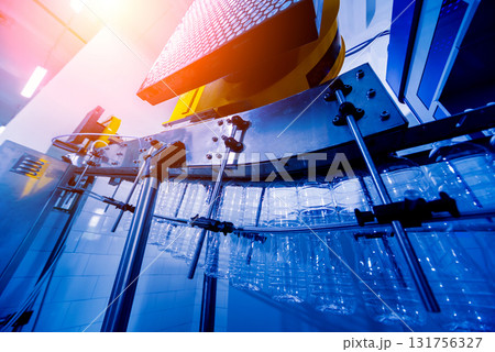 The plastic bottle blowing machine. PET preforms for blowing of plastic bottles 131756327