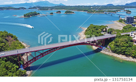 天草五橋・5号橋(松島橋)のドローン空撮 天草五橋・5号橋(松島橋)のドローン空撮 131758134