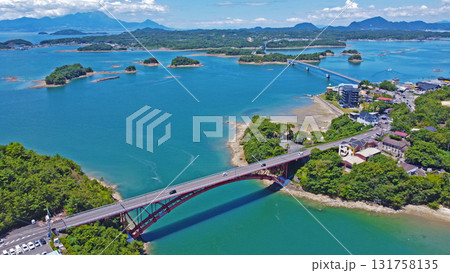天草五橋・5号橋(松島橋)のドローン空撮 天草五橋・5号橋(松島橋)のドローン空撮 131758135