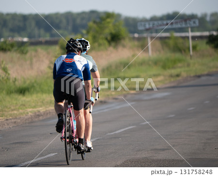 Tandem bike Tandem bike 131758248