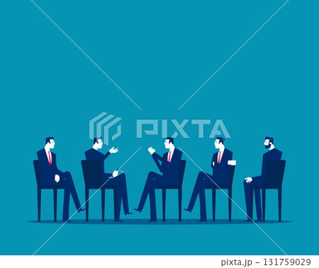 Therapy .Team counseling with psychologist on psychotherapist session. 131759029