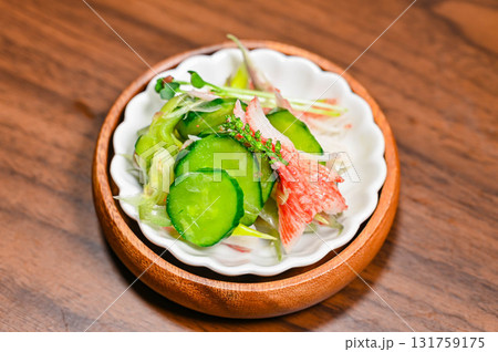 カニカマときゅうりの和え物 カニカマときゅうりの和え物 131759175