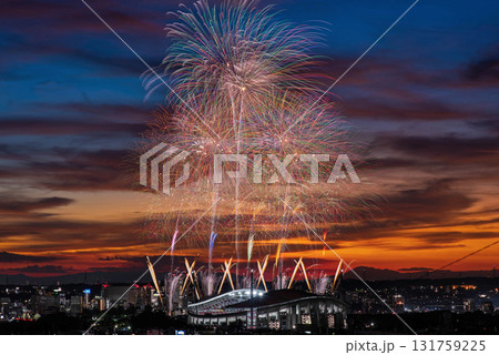 豊田おいでんまつり・特別作品スターマイン 131759225