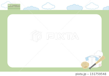 野球フレーム 131759548