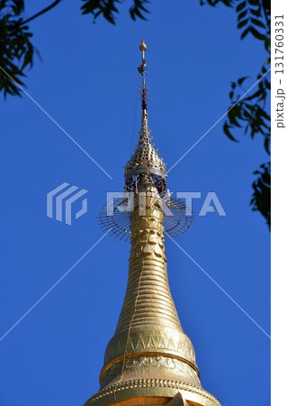 ミャンマー、バガン、アーナンダー寺院、仏塔上部、バガンで最も美しい建築 131760331