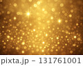 ゴールドのキラキラ背景 131761001