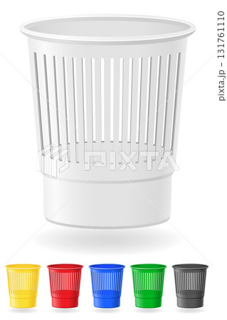 dustbin colors for home and office cartoon stock vector illustration dustbin colors for home and office cartoon stock vector illustration 131761110