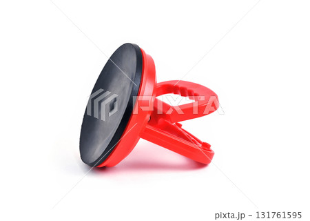 device for carrying glass, vacuum glass suction plate red color close-up device for carrying glass, vacuum glass suction plate red color close-up 131761595