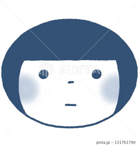性別不明で使用できる紺色のアイコンです 131761790