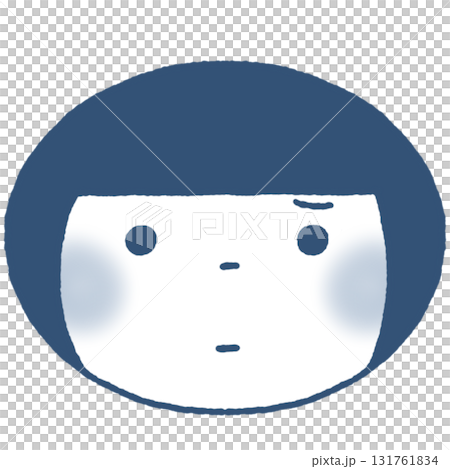 性別不明で使用できる紺色のアイコンです 131761834