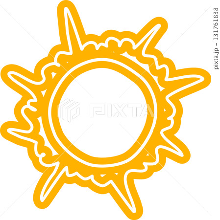 Sun symbols hand drawn, sunshine, sunset, sunlight 131761838