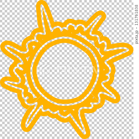 Sun symbols hand drawn, sunshine, sunset, sunlight 131761838